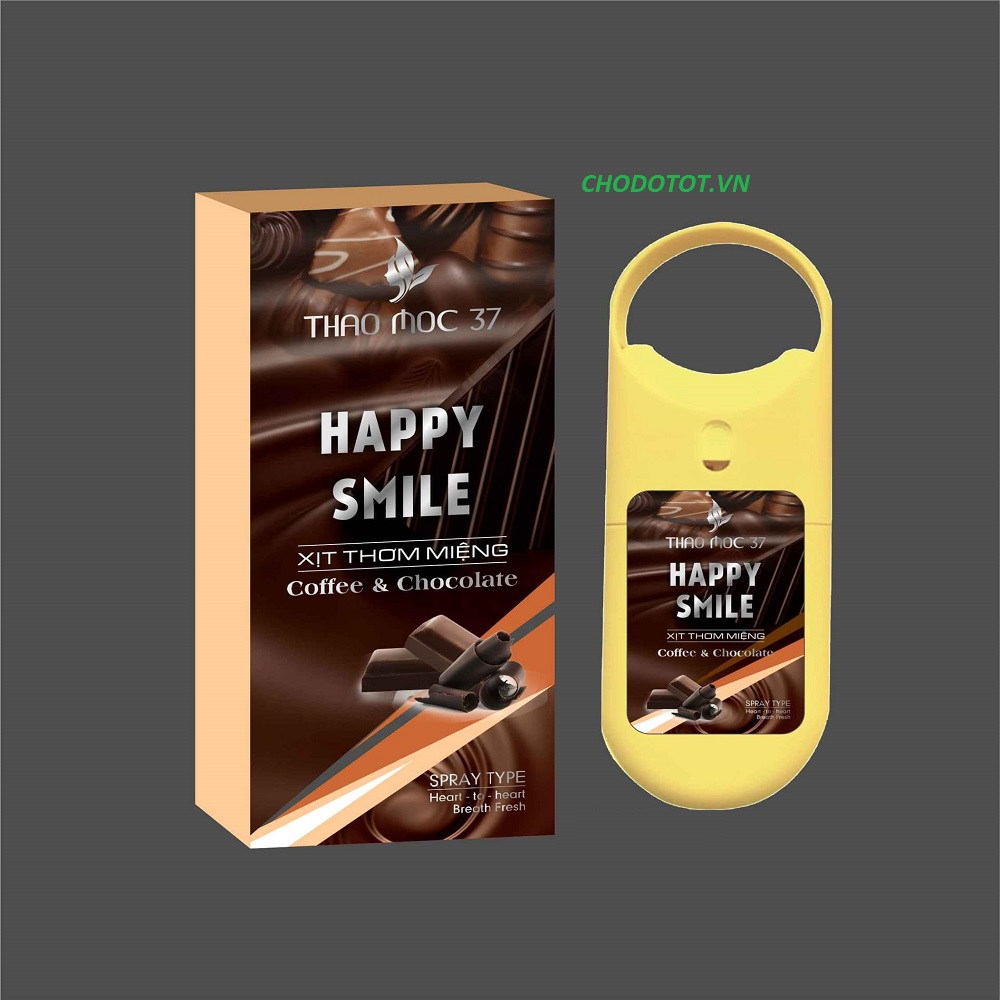  XỊT THƠM MIỆNG HAPPY SMILE Coffee-Chocolate