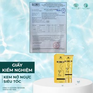 Kem nở ngực siêu tốc Mychi - Hiệu quả sau 7 ngày